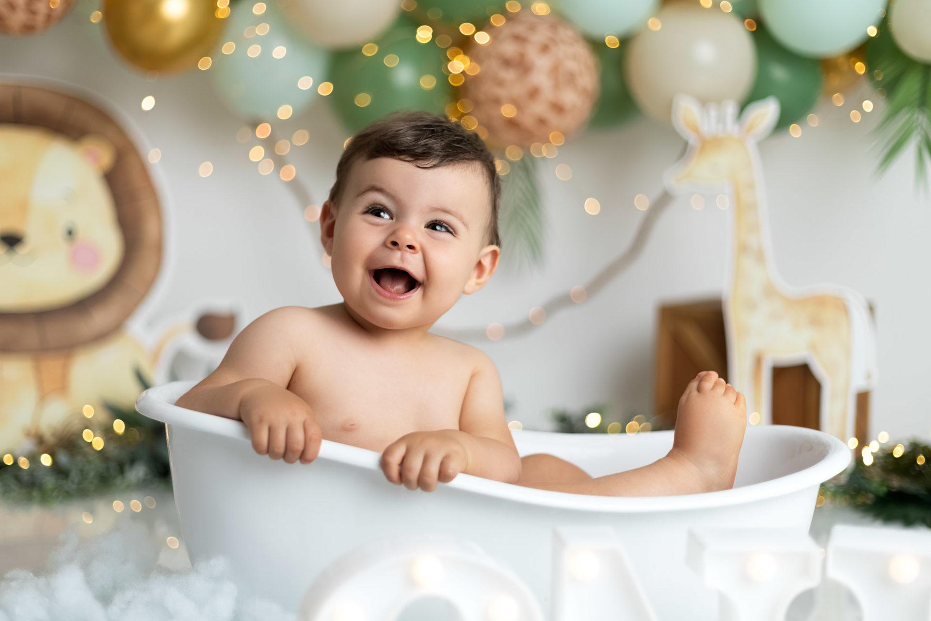 photographe bébé smash cake -séance photo - ile-de-France