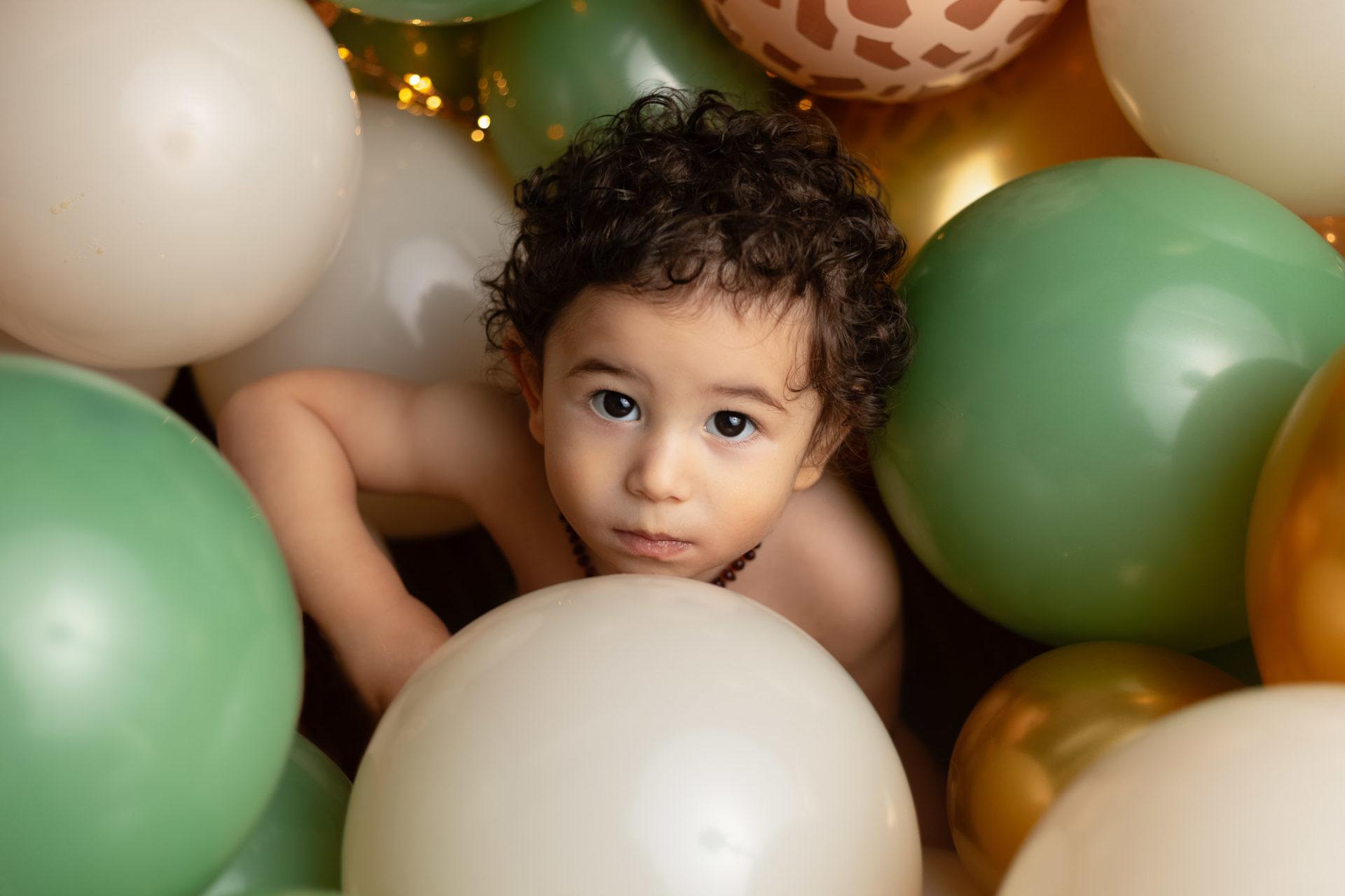 photographe bébé smash cake - gâteau d'anniversaire - ile-de-France