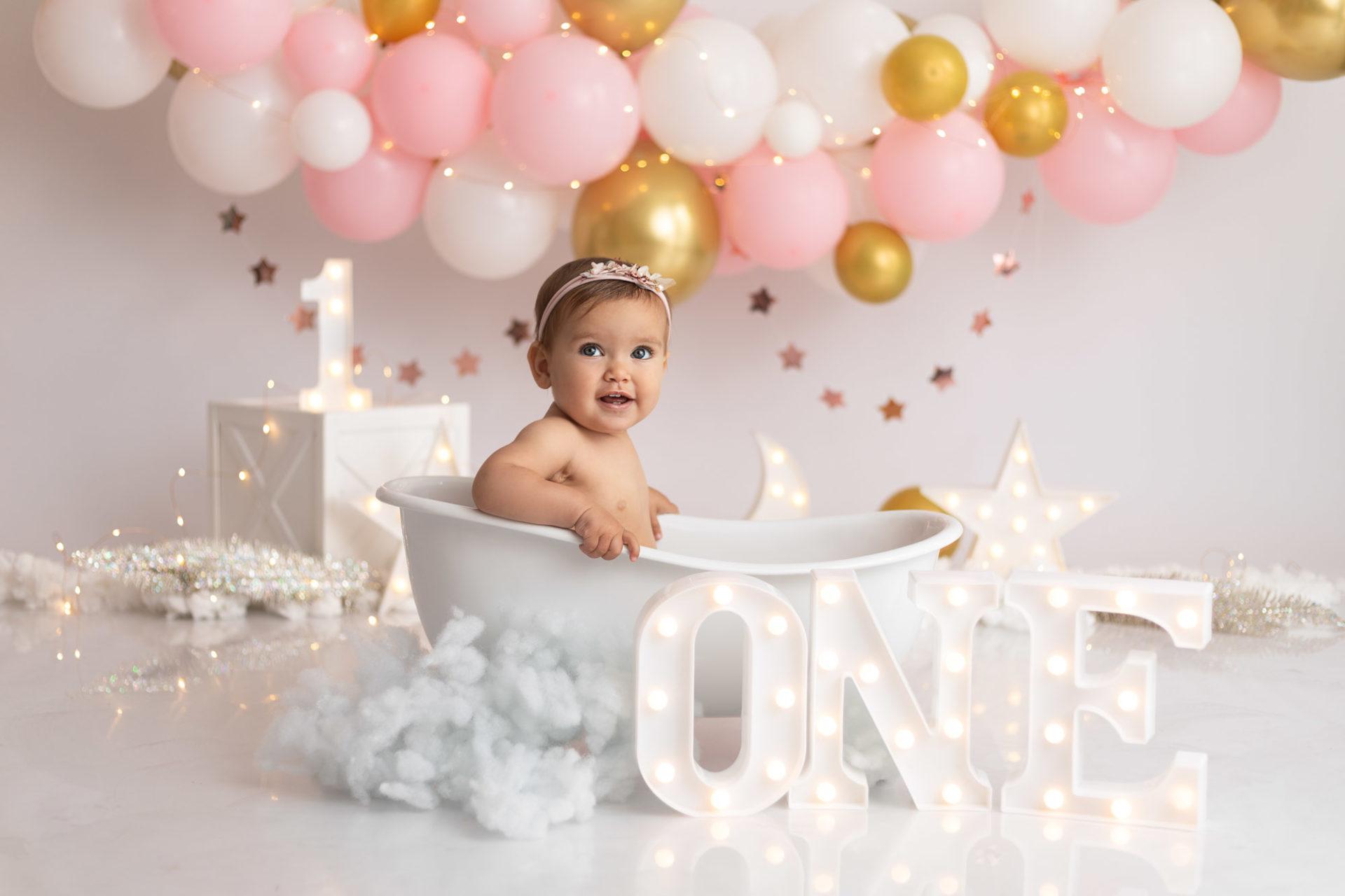 photographe bébé smash cake premier anniversaire - neuilly-sur-marne