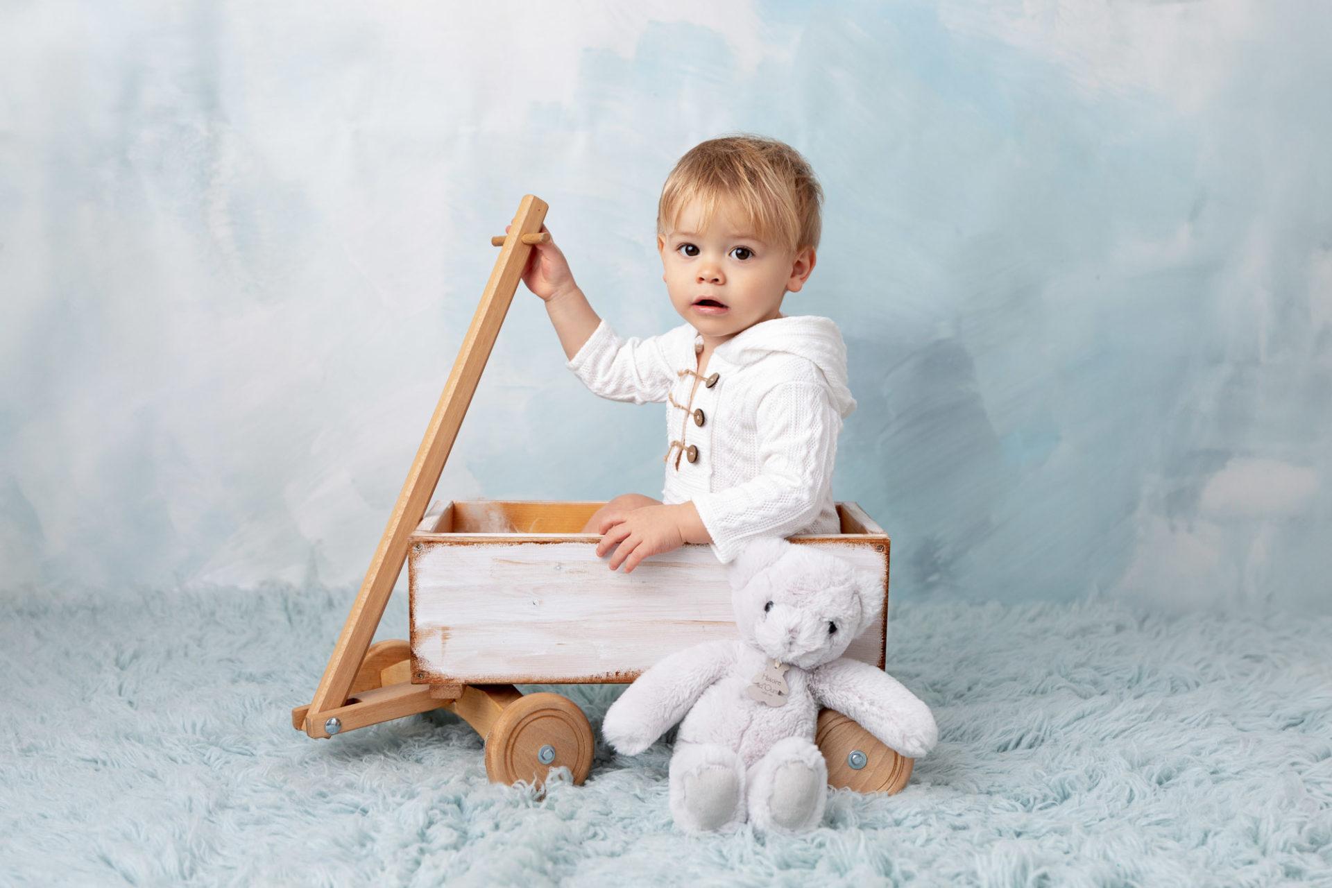 photographe bébé dans une charette - neuilly-sur-marne