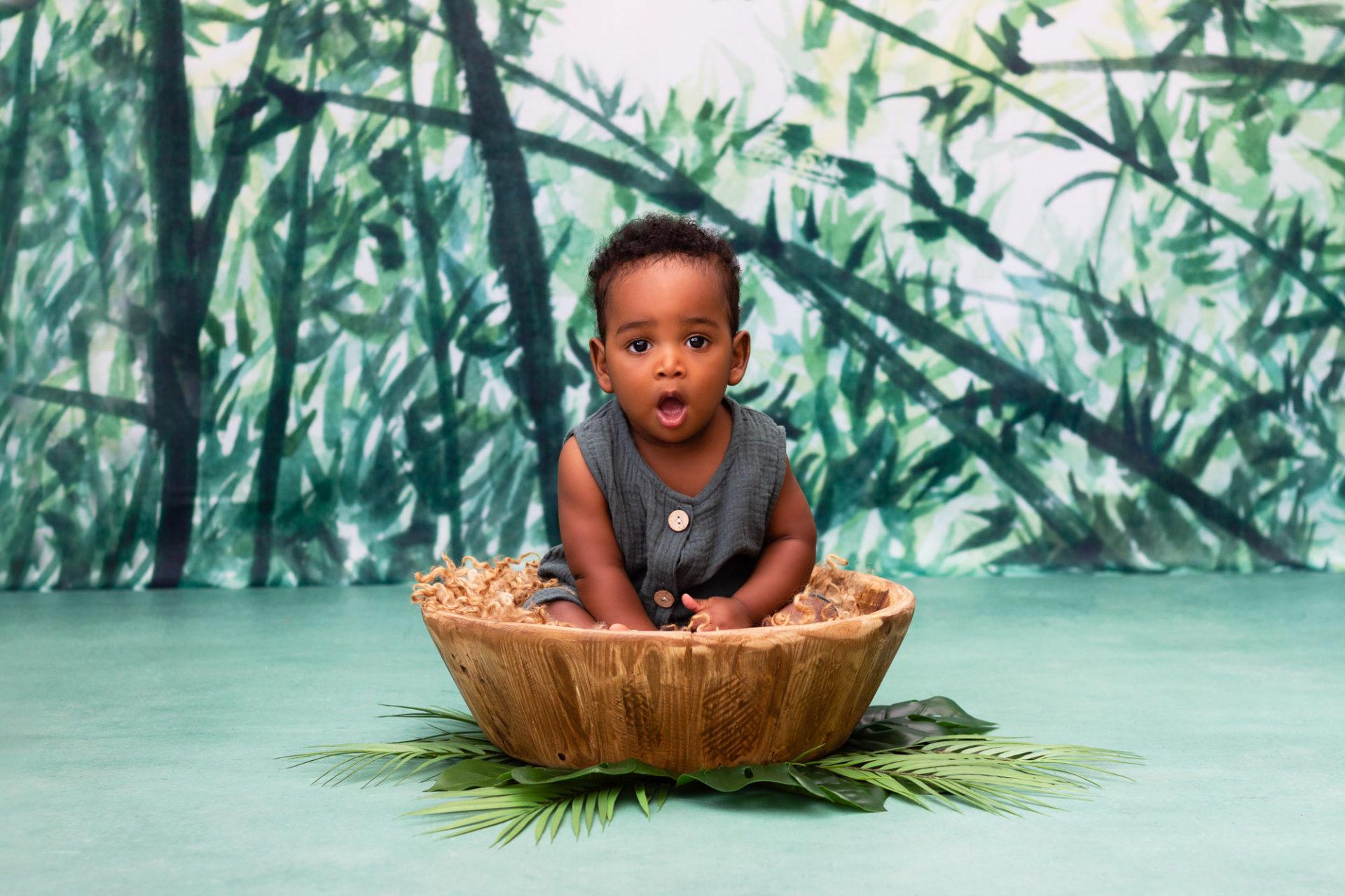 photographe bébé en studio avec décors - neuilly-sur-marne